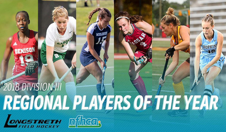 Six athletes selected as Longstreth/NFHCA Division III Regional Players of the Year